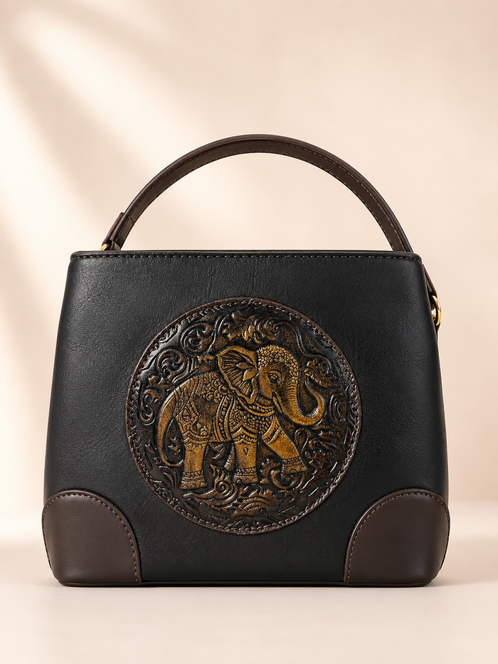 Vintage Elephant Artisan Bag