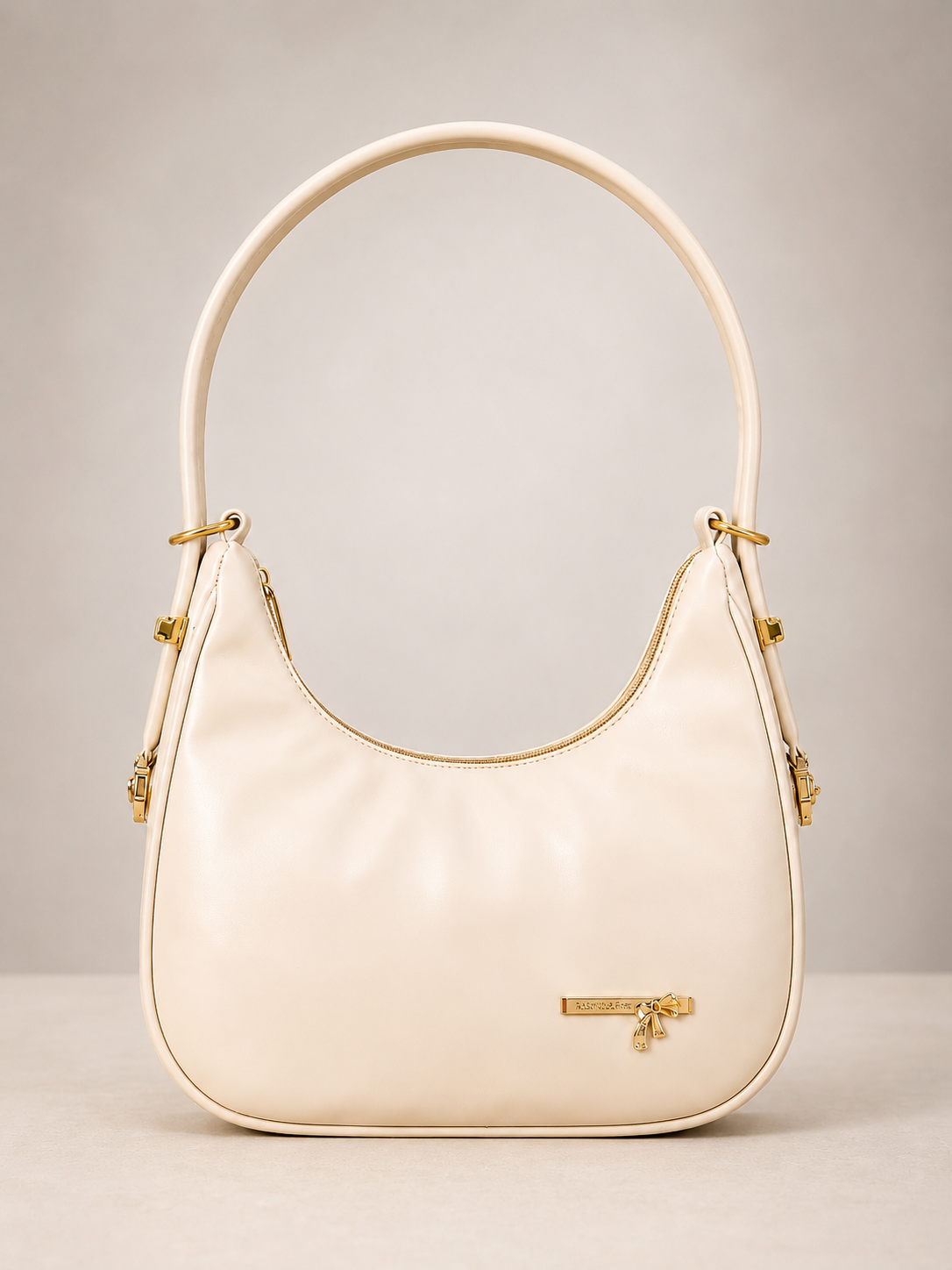 Mocha Crescent Hobo Bag
